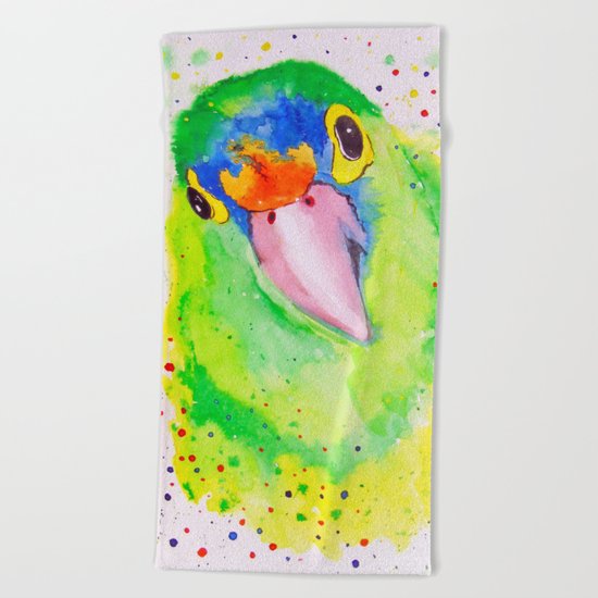 Parrot Beach Towel
