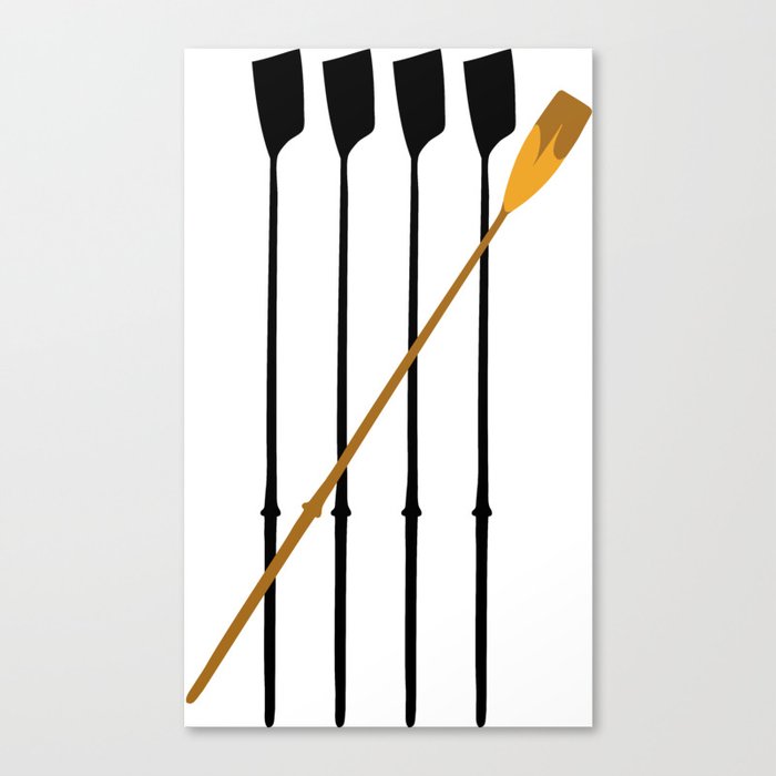 Rowing Oars 4 Canvas Print by TamAra Society6