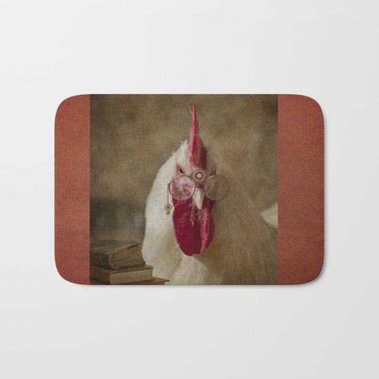 Rooster -The Professor Bath Mat