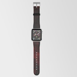 Dark Red Shapes Apple Watch Band