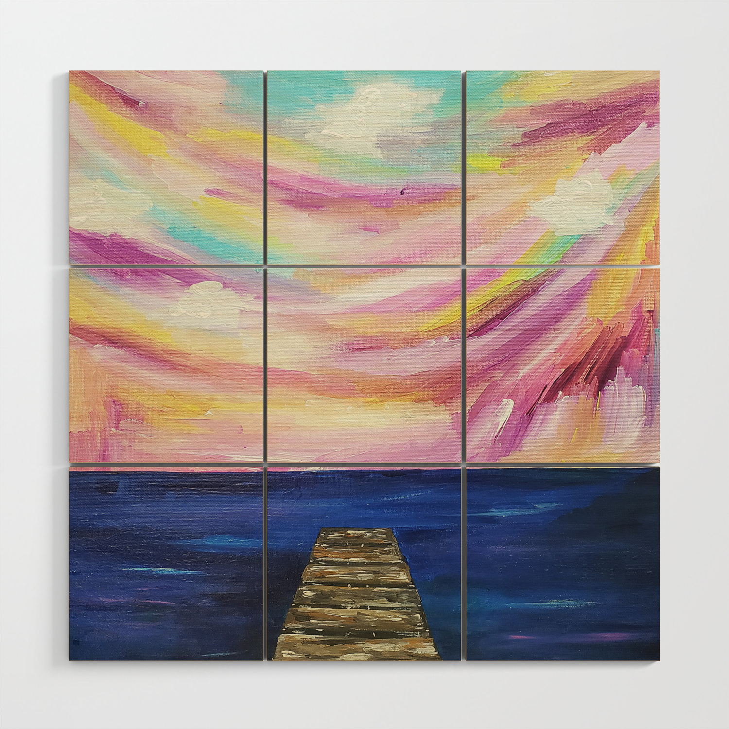 King S Beach Lake Tahoe At Sunset Wood Wall Art By Arianadagan
