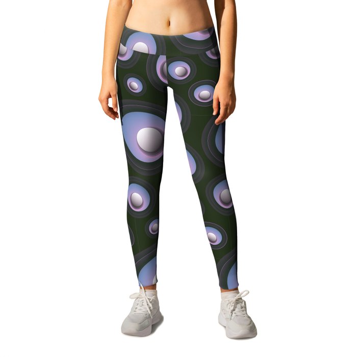 Decorative Abstract Pattern Leggings