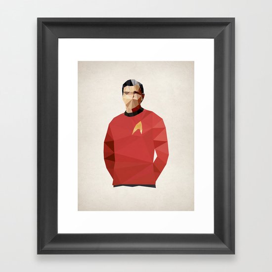 Polygon Heroes - Scotty Framed Art Print