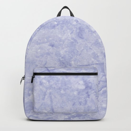 Ice Blue Marble Backpack