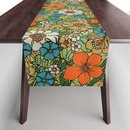 70s Plate Table Runner