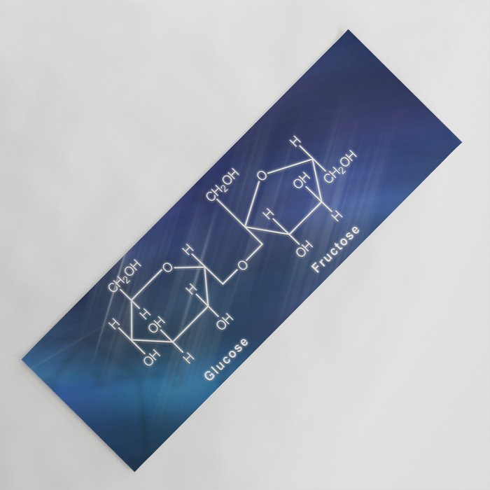 Sucrose Structural chemical formula Yoga Mat