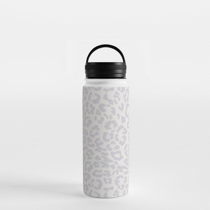 Snow Leopard Print Water Bottle