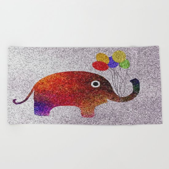Children Elephant Beach Towel