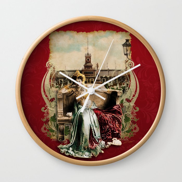 Mata Hari Wall Clock