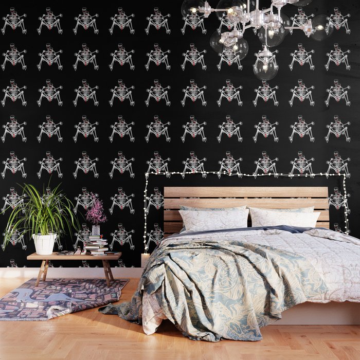 Sex Skeleton Wallpaper By Boutiquezia Society6