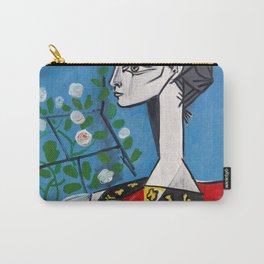 Picasso Jacqueline with Flowers 1954 Carry-All Pouch