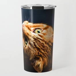 Ginger kitty cat Travel Mug