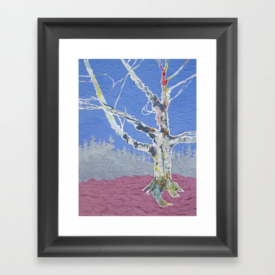 Canoe Lake Cemetery Framed Art Print