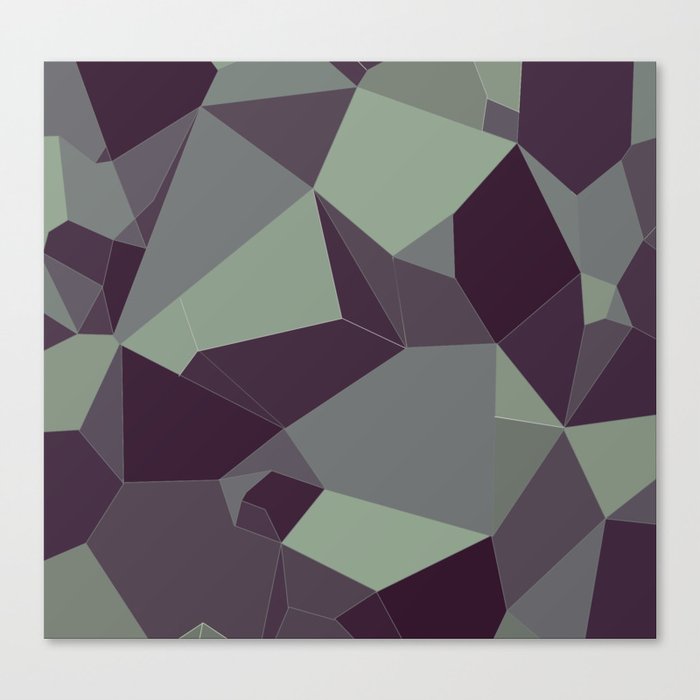 Low Poly Abstract Canvas Print