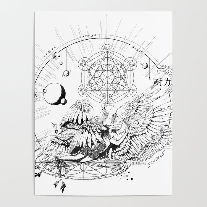 Seraphim Ninefold Ardour Poster by SAN DI 45 | Society6