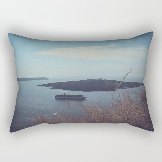 Santorini, Greece 15 Rectangular Pillow