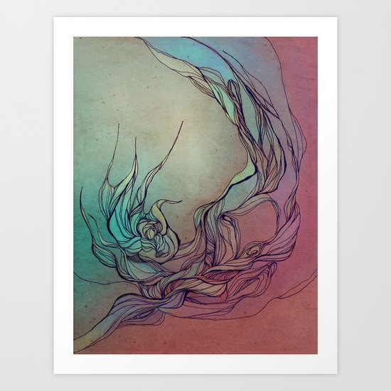 Warm wind Art Print