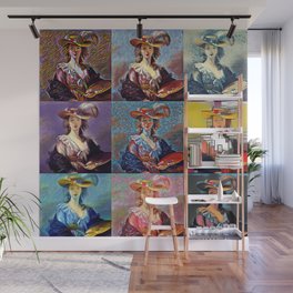 Portraits multiples Wall Mural