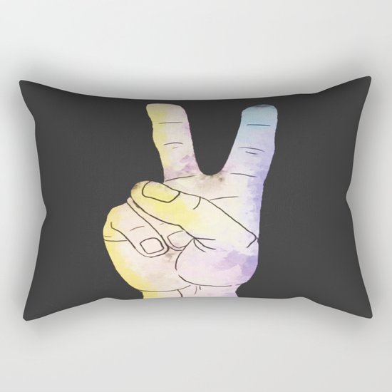Peace out! Rectangular Pillow