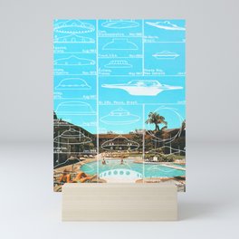 60s UFO sightings Mini Art Print