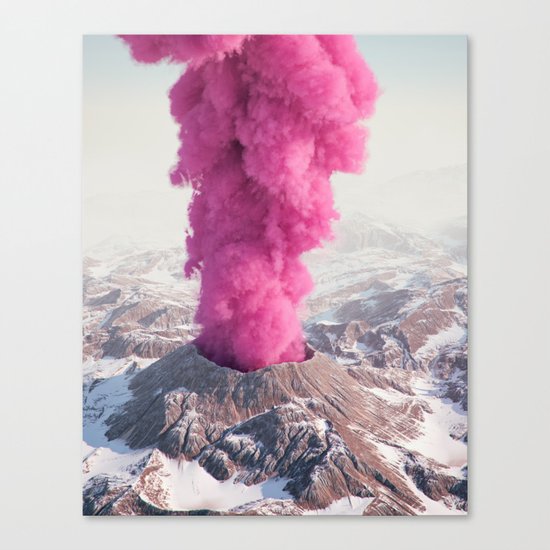 Pink Eruption Canvas Print