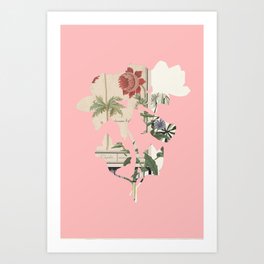 the first plant  · botanical b Art Print