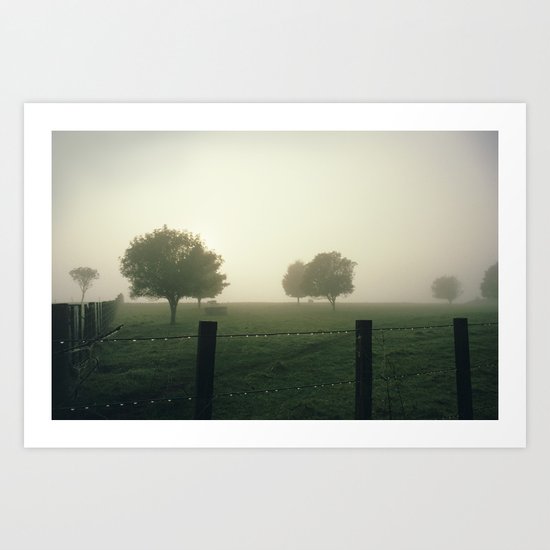 Misty Morning Art Print