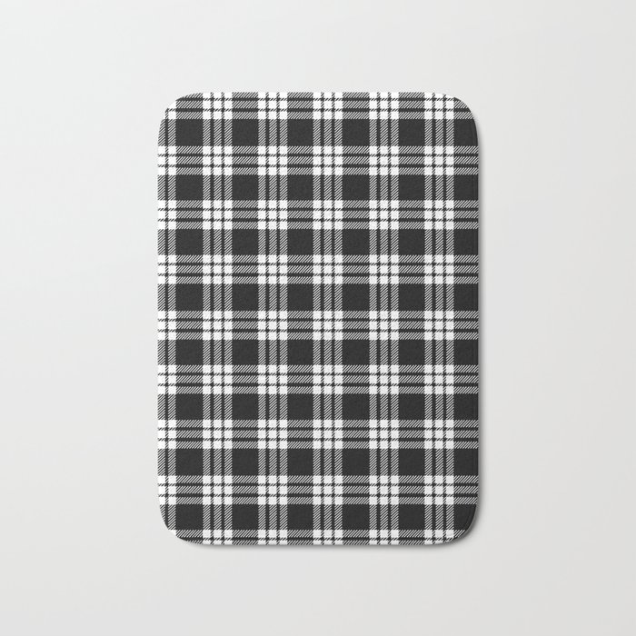 macfarlane black and white tartan
