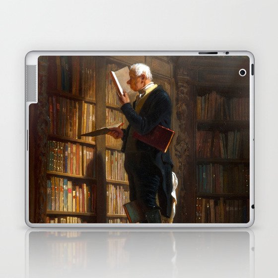The Bookworm - Carl Spitzweg Laptop & iPad Skin