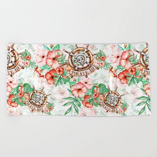 Pirate #3 Beach Towel