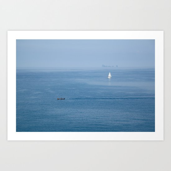Sail away with me Art Print