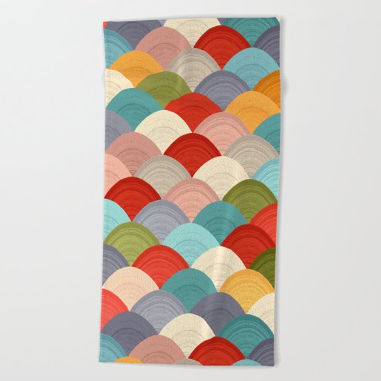 yarn hill dollops summer Beach Towel