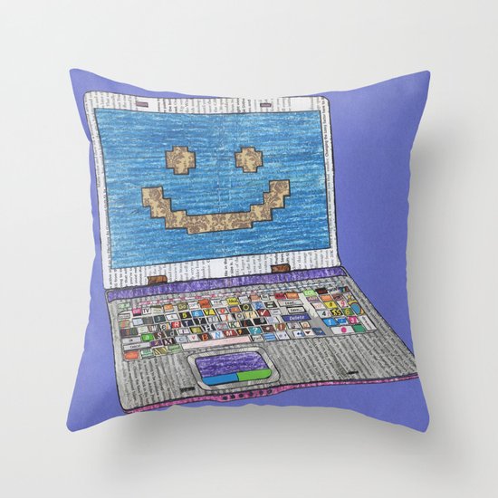 press WIN Throw Pillow