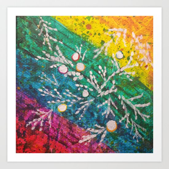 Leaves on the World Tree: Brahui Juniper Art Print