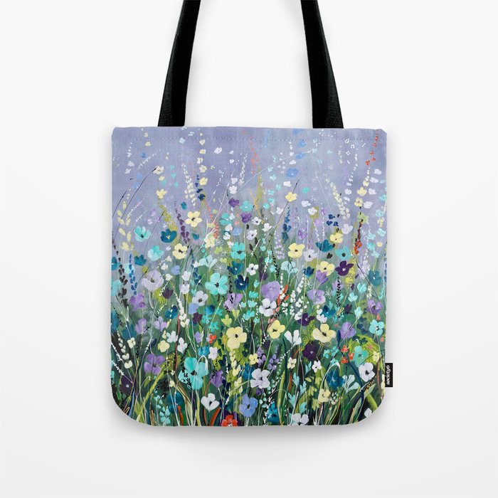 Field Of Flowers 2 Tote Bag By Marionrispin