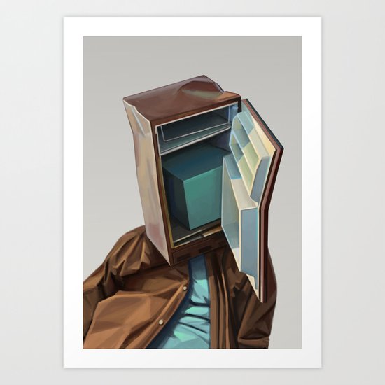 you say what Art Print