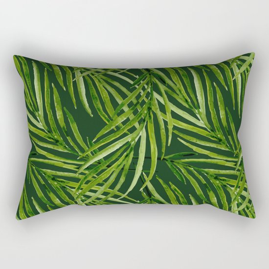 Tropical leaf pattern Rectangular Pillow