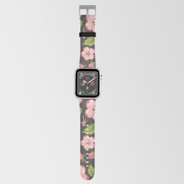 Apple Flower Array Grey 1 Apple Watch Band
