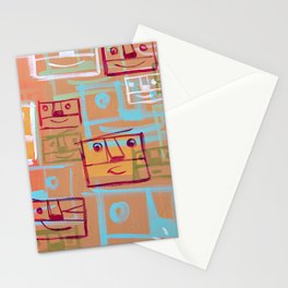 Many Faces Stationery Cards
