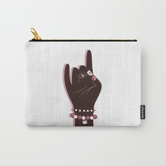 Pinky hand illustration Carry-All Pouch
