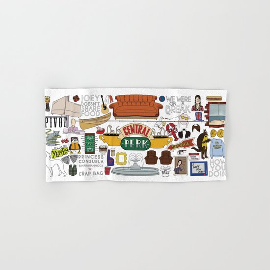 Collage Hand & Bath Towel