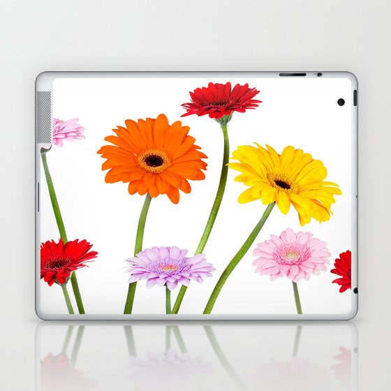 Colorful gerbera daisies Laptop & iPad Skin