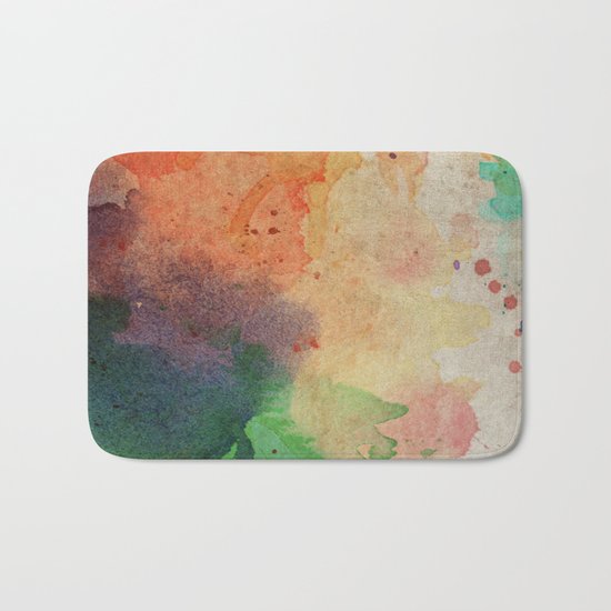 Pastel Color Splash 03 Bath Mat