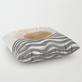Waft Sun-Grey Floor Pillow