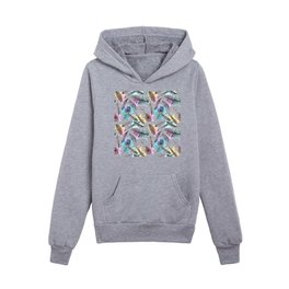 Boho Feathers Kids Pullover Hoodies