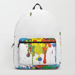 Paint Watercolor Splatter Backpack