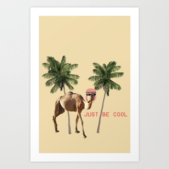 Jordanian Camel Art Print