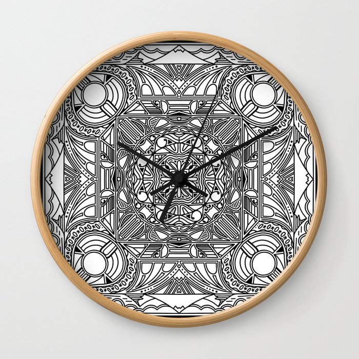 Mandala 5 Wall Clock