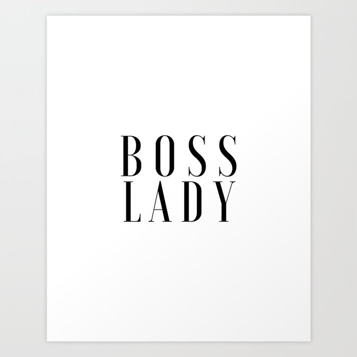 Boss Lady Printable Poster Office Art Office Decor Girls Room Art