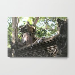 What is Sacred Metal Print | Forest, Macaque, Monkey, Temple, Hinduism, Indonesia, Bali, Photo, Ubud, Sanctuary 